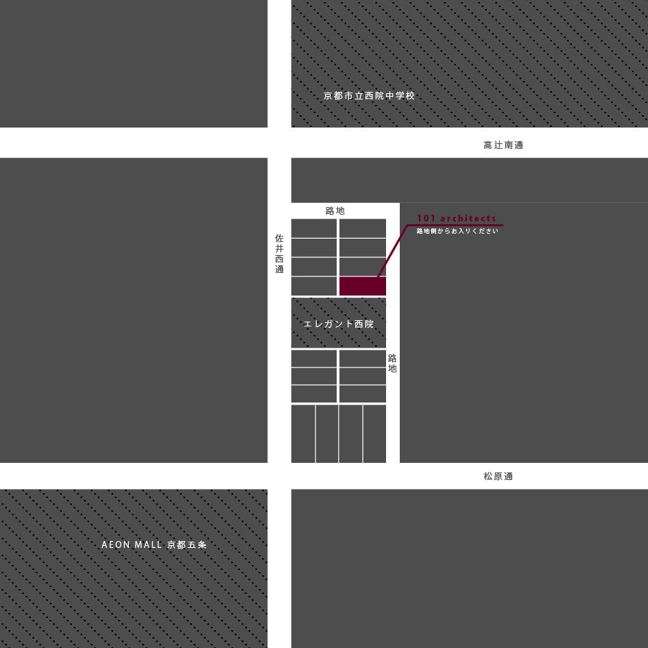 101 architects Access Map